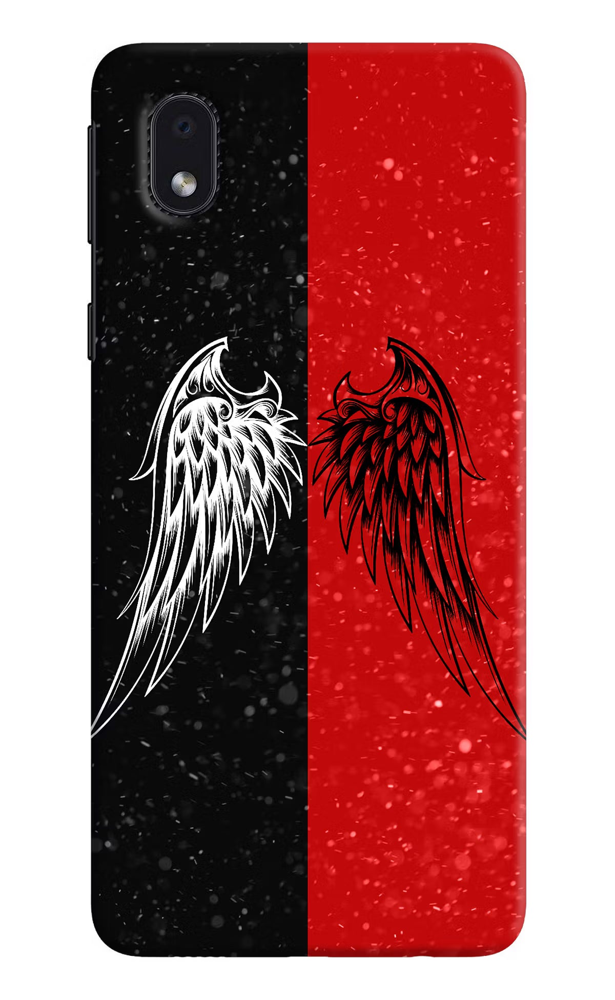 Wings Samsung M01 Core Hard Case Back Cover by Casekaro