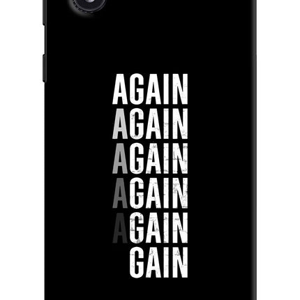 Again Again Gain Samsung M01 Core Hard Case Back Cover by Casekaro