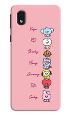 BTS names Samsung M01 Core Hard Case Back Cover by Casekaro