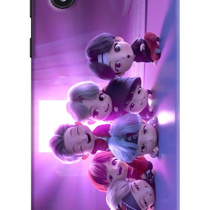 BTS Chibi Samsung M01 Core Hard Case Back Cover by Casekaro