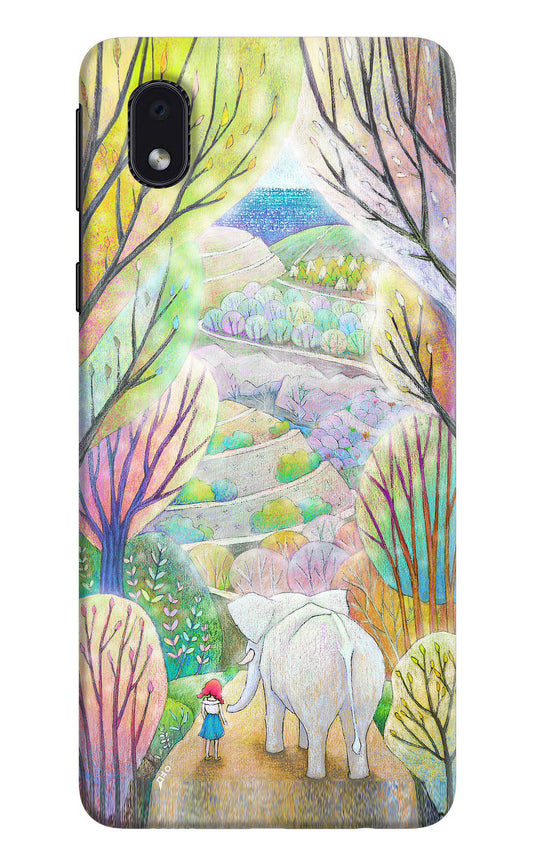 Nature Painting Samsung M01 Core Hard Case Back Cover by Casekaro