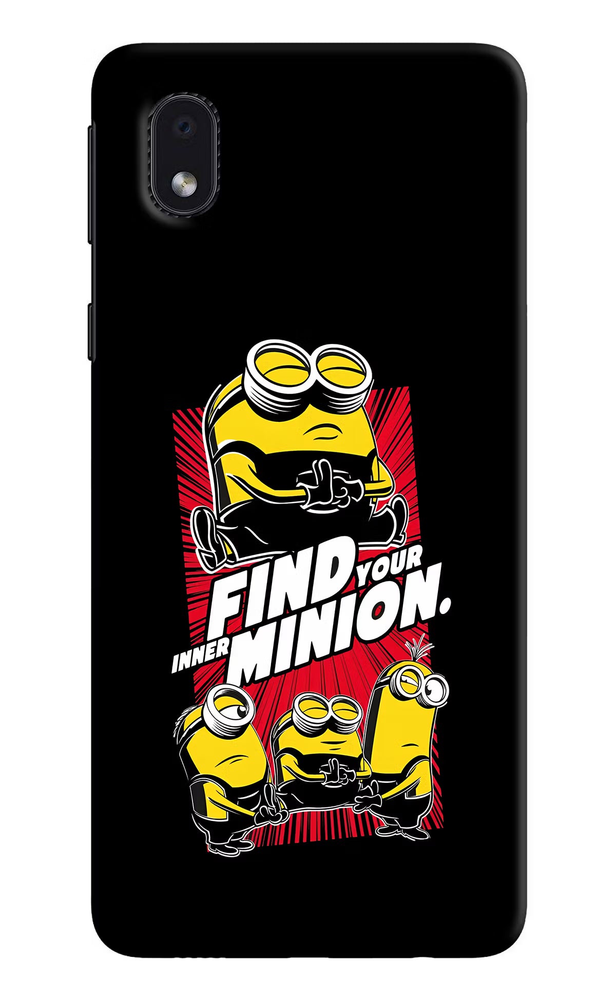 Find your inner Minion Samsung M01 Core Hard Case Back Cover by Casekaro