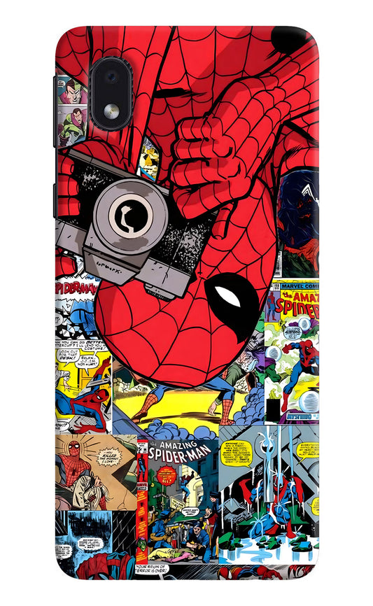 Spider Man Samsung M01 Core Hard Case Back Cover by Casekaro