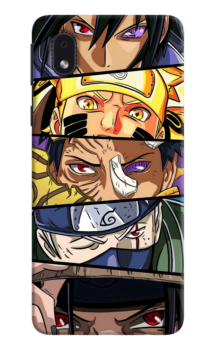 Naruto Character Samsung M01 Core Back Cover, Hard case