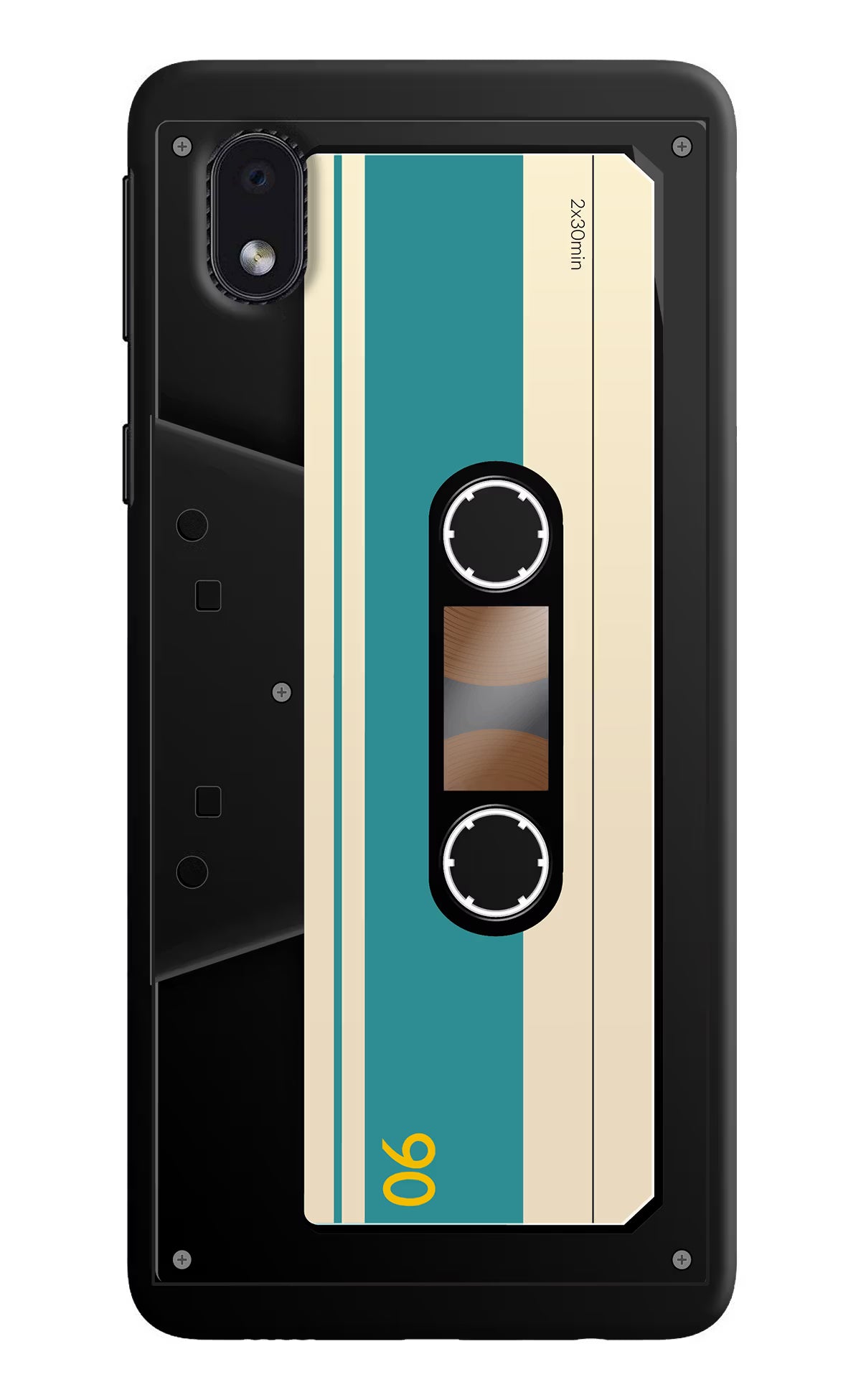 Cassette Samsung M01 Core Hard Case Back Cover by Casekaro
