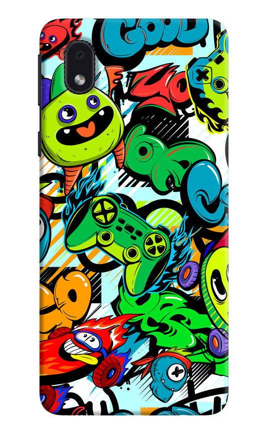 Game Doodle Samsung M01 Core Hard Case Back Cover by Casekaro