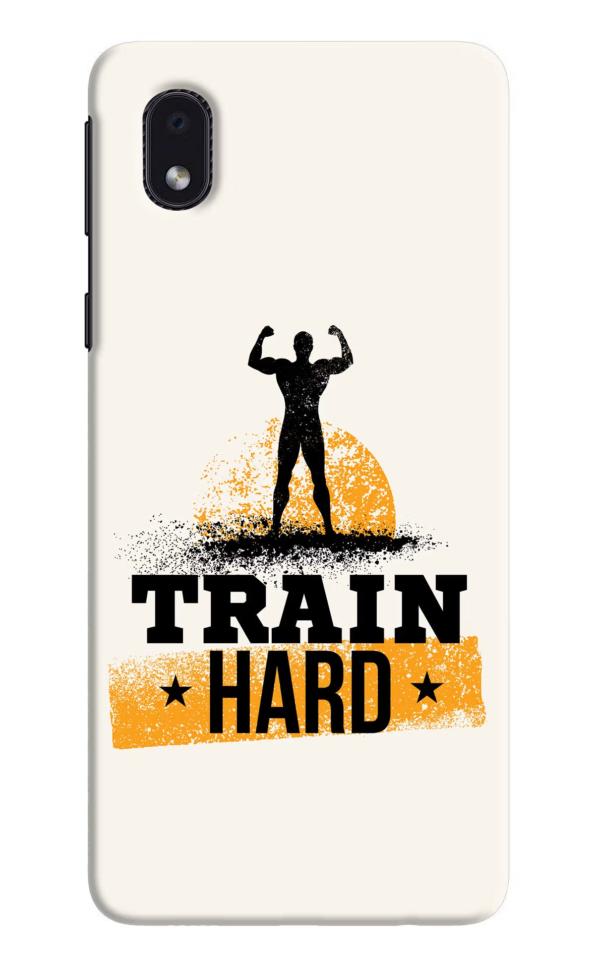 Train Hard Samsung M01 Core Hard Case Back Cover by Casekaro