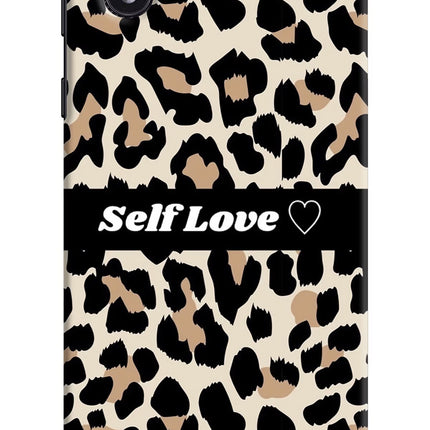 Leopard Print Self Love Samsung M01 Core Hard Case Back Cover by Casekaro