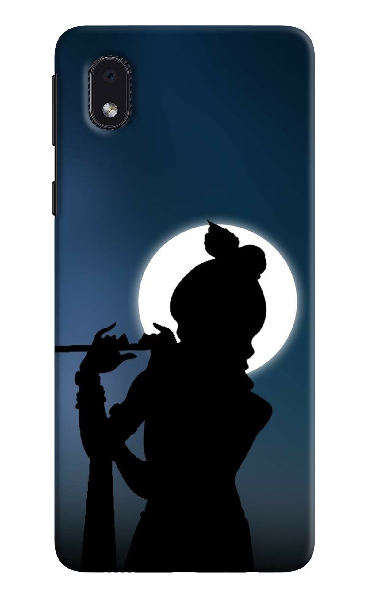 Shri Krishna Silhouette Samsung M01 Core Hard Case Back Cover by Casekaro