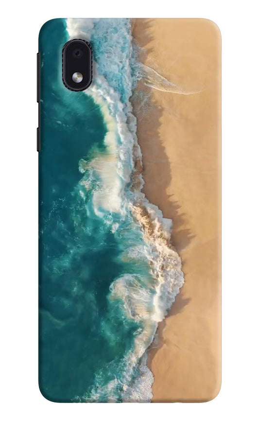 Ocean Beach Samsung M01 Core Hard Case Back Cover by Casekaro