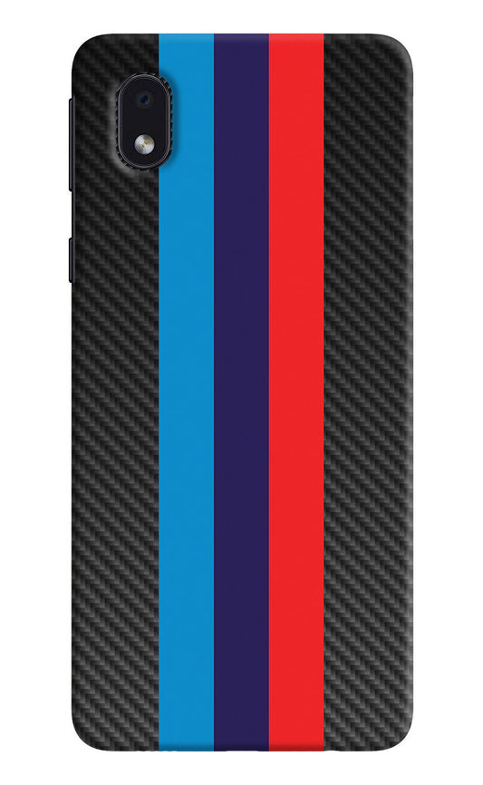 BMW Stripes Pattern Samsung M01 Core Back Cover