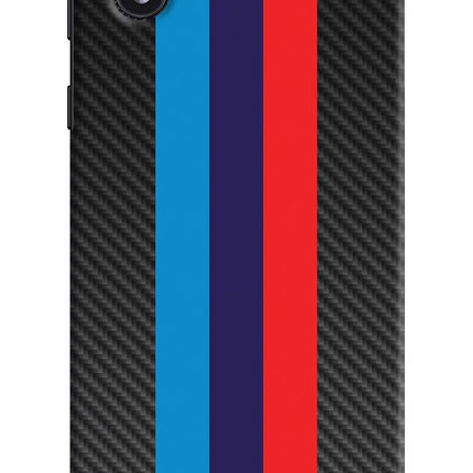 BMW Stripes Pattern Samsung M01 Core Hard Case Back Cover by Casekaro