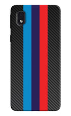 BMW Stripes Pattern Samsung M01 Core Hard Case Back Cover by Casekaro