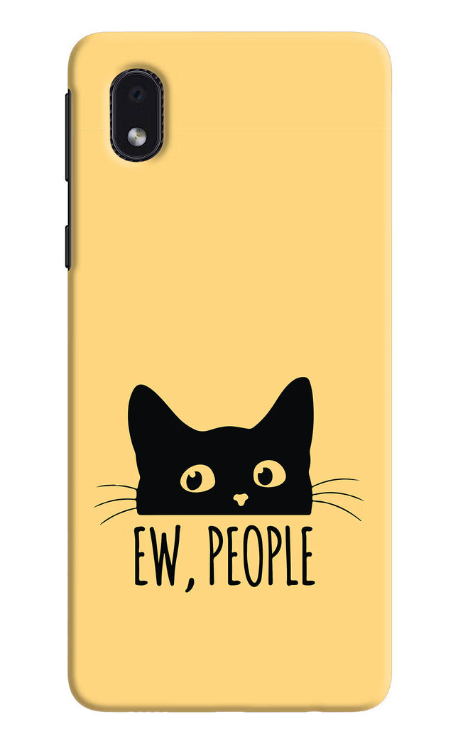 Ew People Catitude Samsung M01 Core Hard Case Back Cover by Casekaro