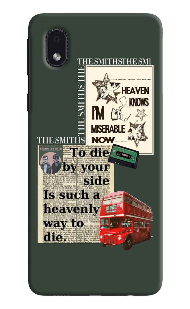 The Smiths Samsung M01 Core Hard Case Back Cover by Casekaro
