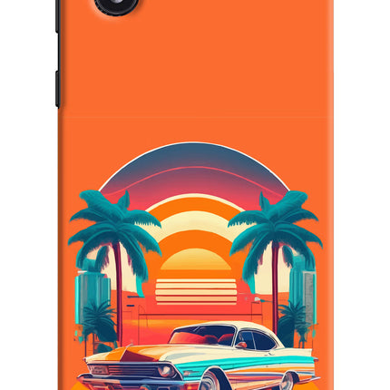 Palm Drive 80s Samsung M01 Core Hard Case Back Cover by Casekaro