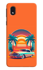 Palm Drive 80s Samsung M01 Core Hard Case Back Cover by Casekaro
