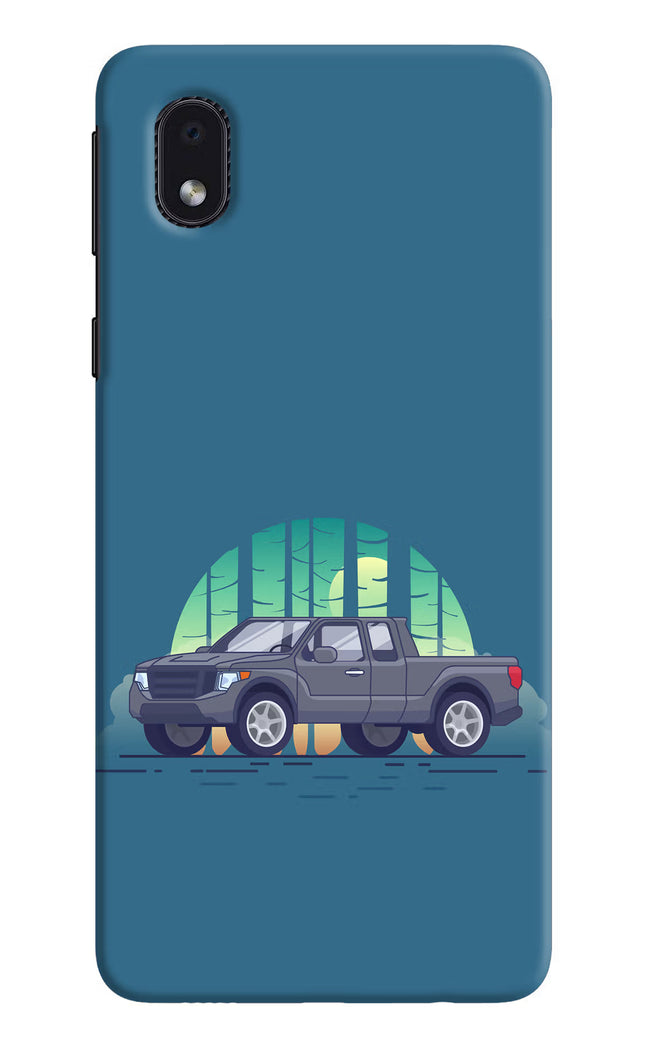Retro Garage Vibe Samsung M01 Core Hard Case Back Cover by Casekaro