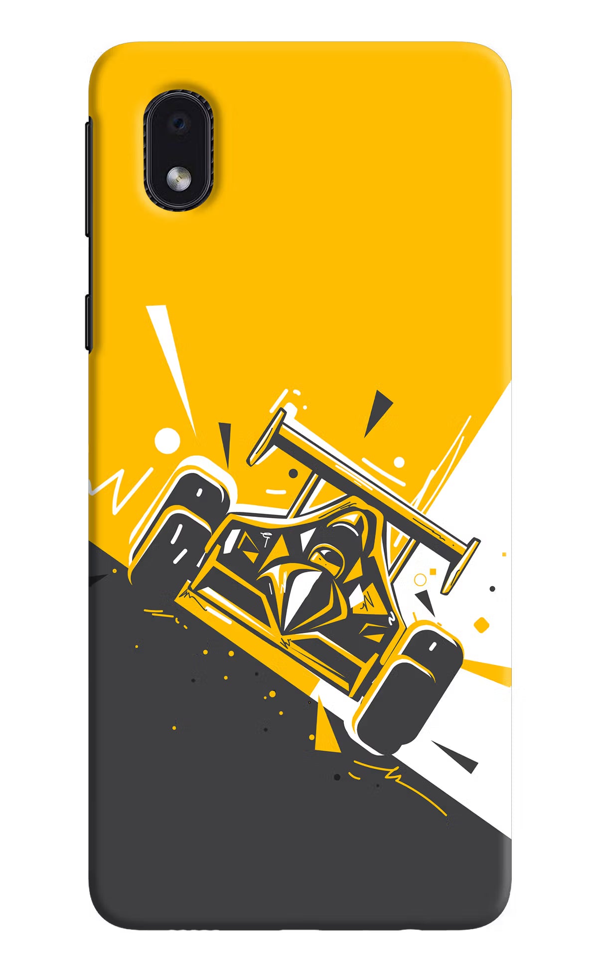 Track King Samsung M01 Core Hard Case Back Cover by Casekaro