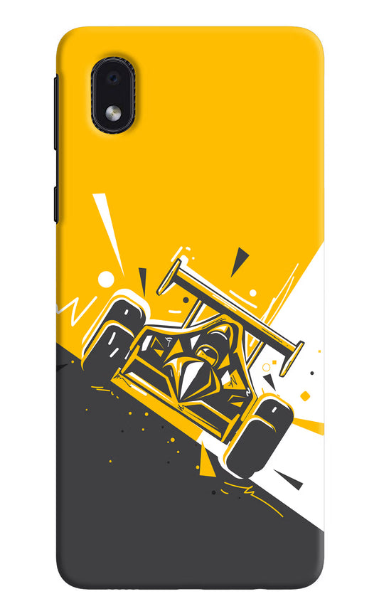 Track King Samsung M01 Core Hard Case Back Cover by Casekaro
