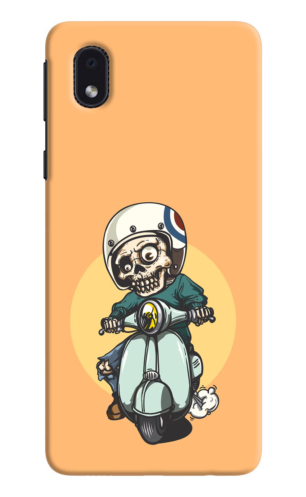 Undead Biker Samsung M01 Core Hard Case Back Cover by Casekaro