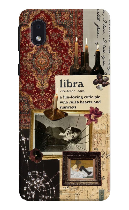 Libra Zodiac Samsung M01 Core Hard Case Back Cover by Casekaro