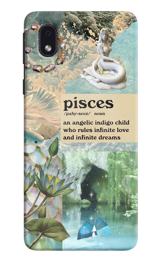 Pisces Zodiac Samsung M01 Core Hard Case Back Cover by Casekaro