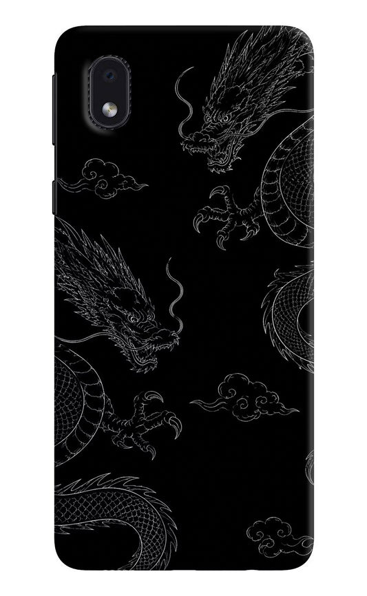 Twin Dragons Samsung M01 Core Hard Case Back Cover by Casekaro