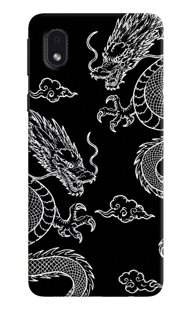 Twin Dragons Samsung M01 Core Hard Case Back Cover by Casekaro