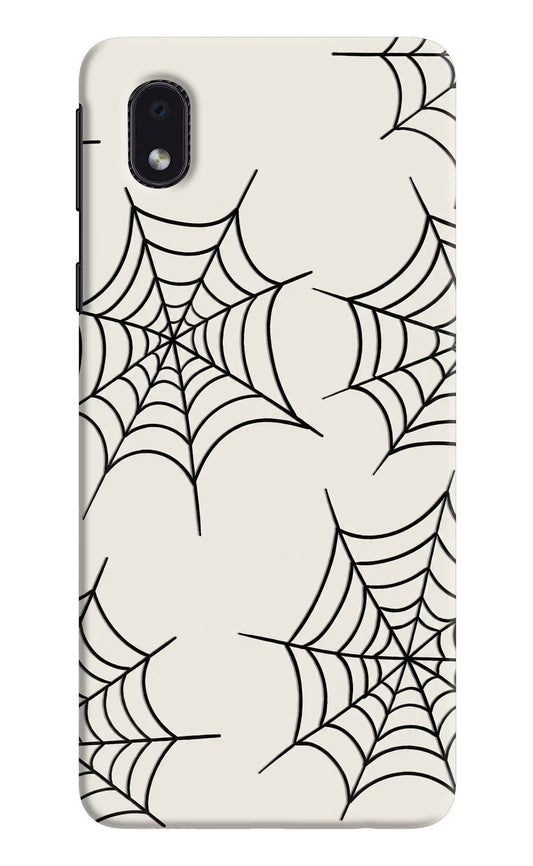 Spider Web Samsung M01 Core Hard Case Back Cover by Casekaro