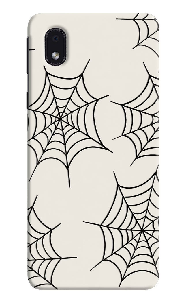 Spider Web Samsung M01 Core Hard Case Back Cover by Casekaro