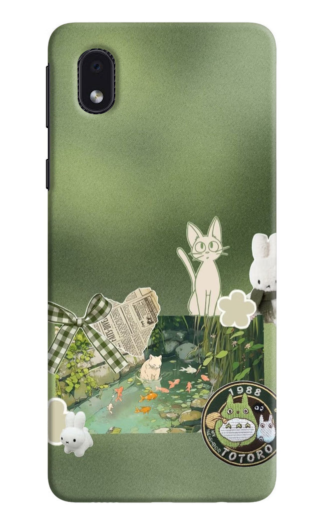 Aesthetic anime Samsung M01 Core Hard Case Back Cover by Casekaro