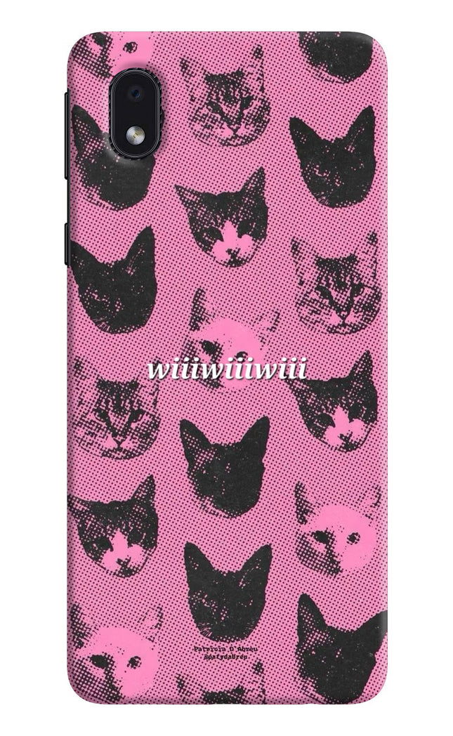 Pink Cats Samsung M01 Core Hard Case Back Cover by Casekaro