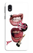 Rockstar Samsung M01 Core Hard Case Back Cover by Casekaro
