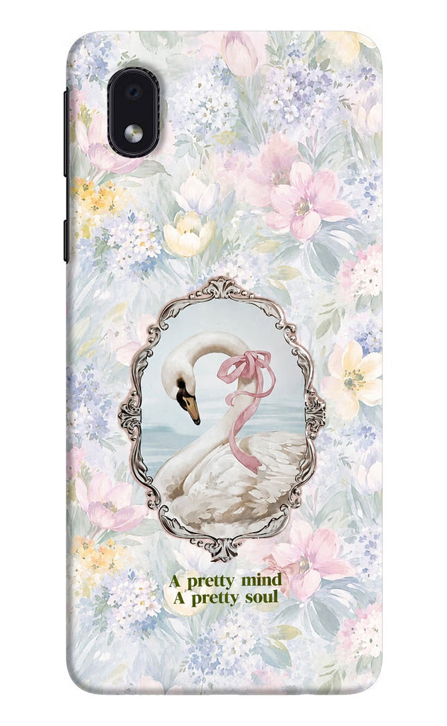 Pretty Mind Pretty Soul Samsung M01 Core Hard Case Back Cover by Casekaro