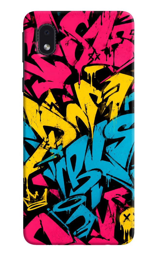 Graffiti Vibe Samsung M01 Core Hard Case Back Cover by Casekaro