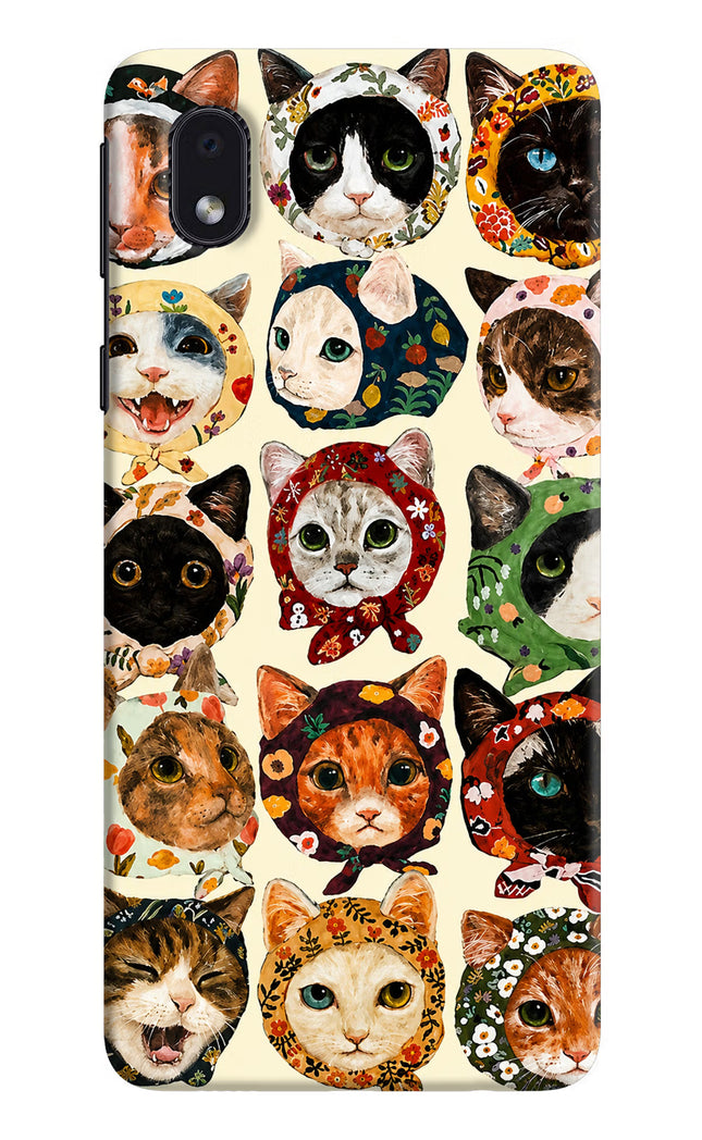 Cool Cat Samsung M01 Core Hard Case Back Cover by Casekaro