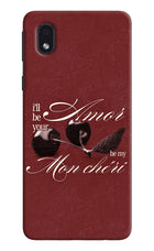 Velvet Cherry Samsung M01 Core Hard Case Back Cover by Casekaro