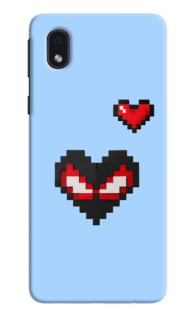 Peter Heart Samsung M01 Core Hard Case Back Cover by Casekaro