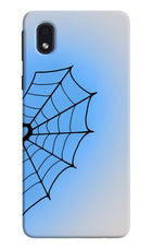 Blue Web Samsung M01 Core Hard Case Back Cover by Casekaro
