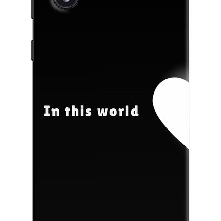 This World Samsung M01 Core Hard Case Back Cover by Casekaro