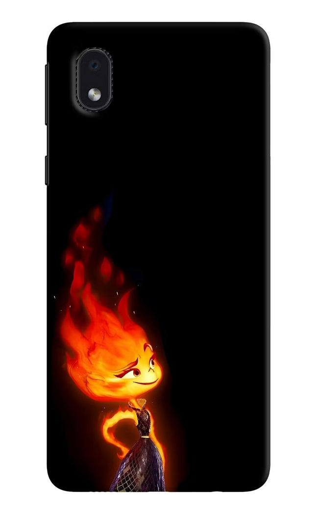 Ember Flame Samsung M01 Core Hard Case Back Cover by Casekaro