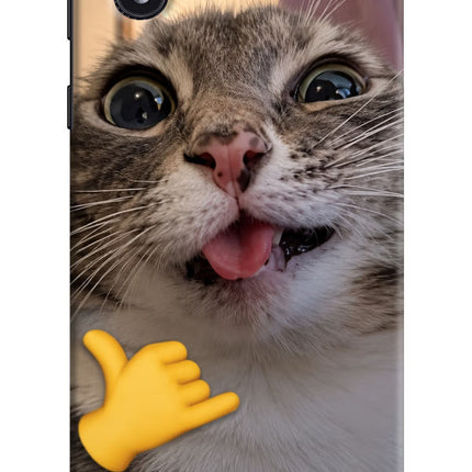 Silly Cat Call Samsung M01 Core Hard Case Back Cover by Casekaro
