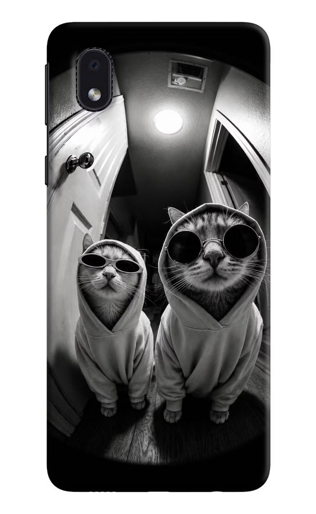 Hood Cats Samsung M01 Core Hard Case Back Cover by Casekaro