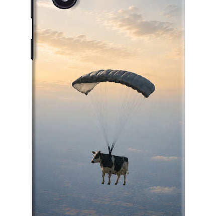 Skydiving Cow Samsung M01 Core Hard Case Back Cover by Casekaro