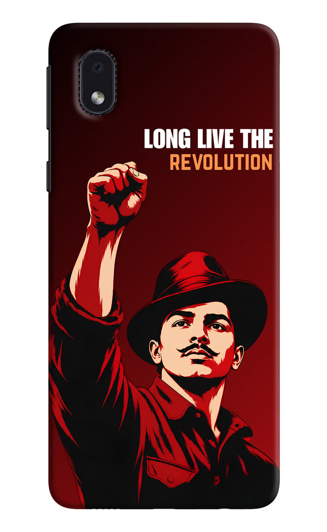 Bhagat Singh Revolution Samsung M01 Core Hard Case Back Cover by Casekaro