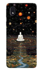 Space Monk Samsung M01 Core Hard Case Back Cover by Casekaro