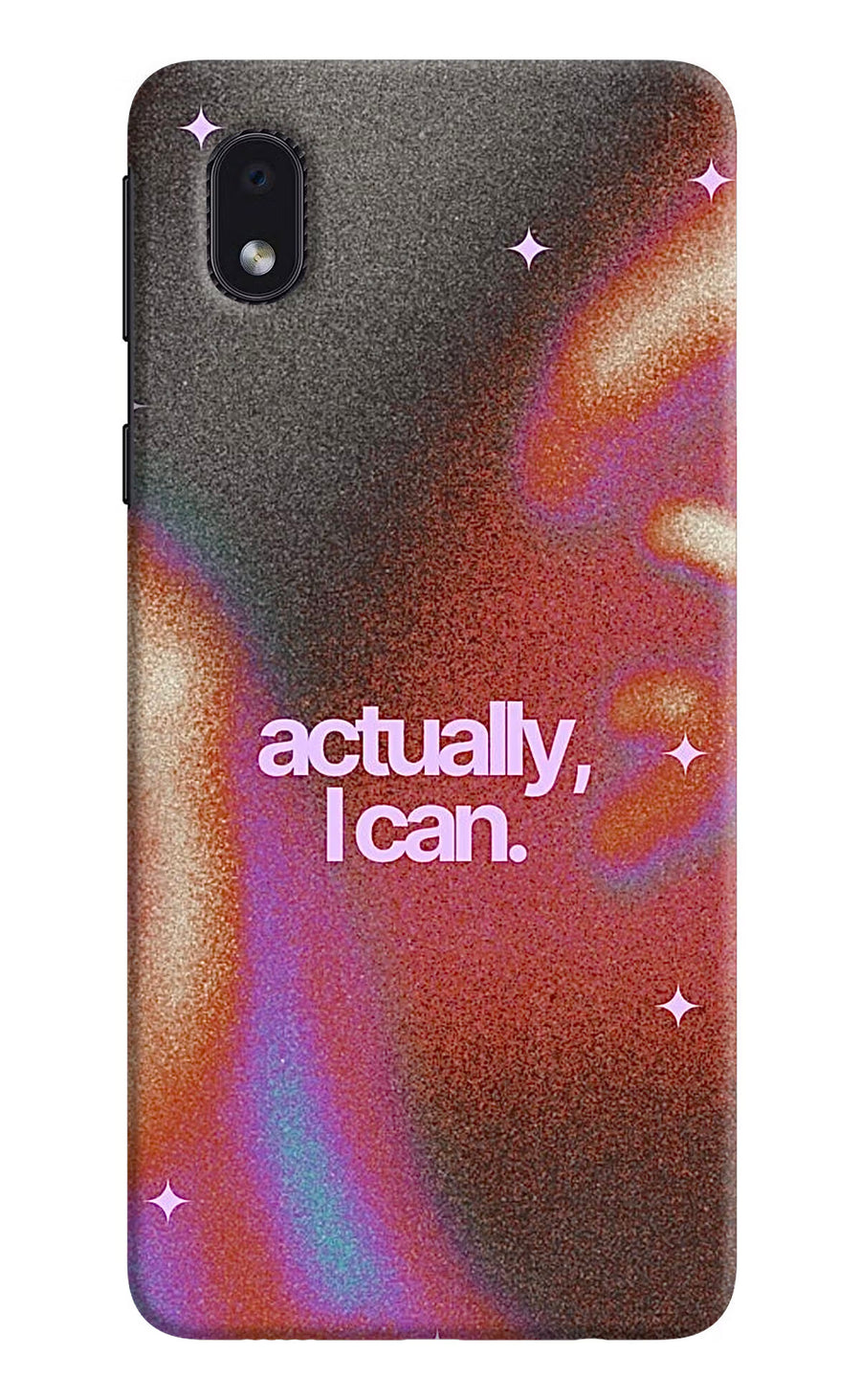 Pink Aura Samsung M01 Core Back Cover, Hard case