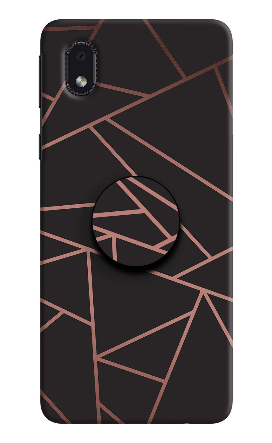 Geometric Pattern Samsung M01 Core Pop Case, Hard case