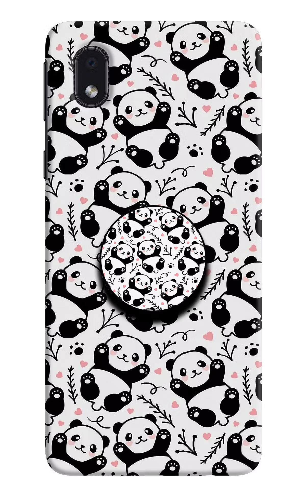 Cute Panda Samsung M01 Core Pop Case by Casekaro